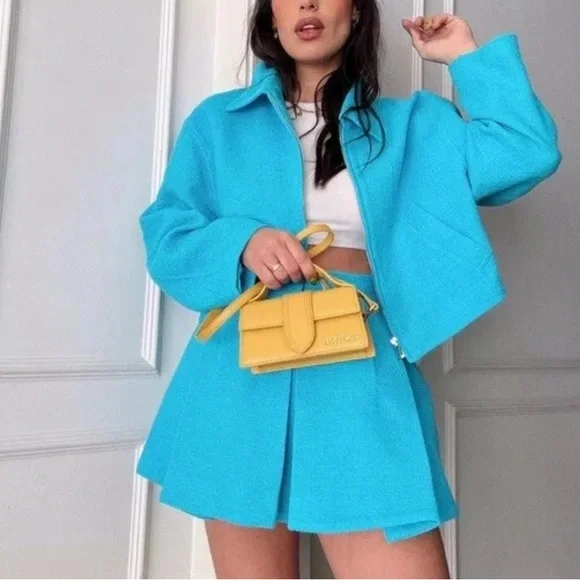 ZARA TEXTURED JACKET - Picture 8 of 10